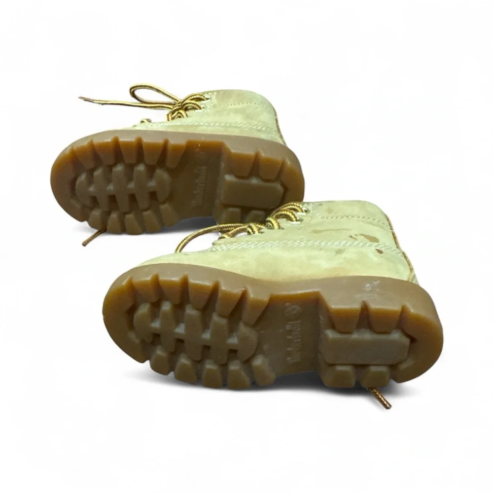 Timberland Kids Tan Lace-Up Boots